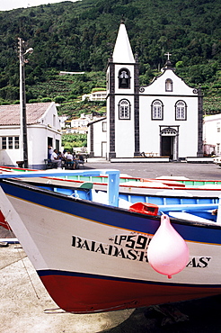 Santa Cruz church, Ribeiras, island of Pico, Azores, Portugal, Atlantic, Europe