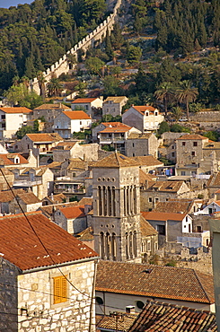 Old Town of Hvar on Hvar Island, Dalmatian Coast, Croatia, Europe