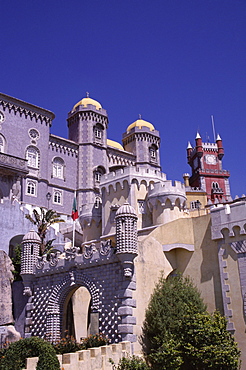 Pena National Palace, Sintra, UNESCO World Heritage Site, Portugal, Europe