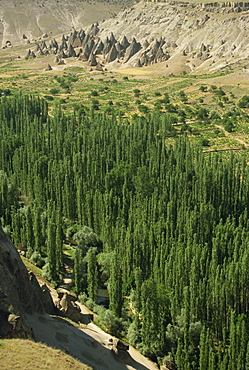 Star Wars landscape, Selime Ilhara Valley, Cappadocia, Anatolia, Turkey, Asia Minor, Eurasia