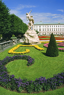 Mirabell Gardens and Schloss Mirabell, Salzburg, Austria, Europe