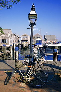 Bicycles, Nantucket, Massachusetts, New England, United States of America, North America