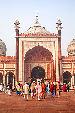 Jama Masjid (Jama Mosque), Old Delhi, Delhi, India, Asia