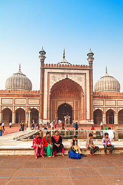 Jama Masjid (Jama Mosque), Old Delhi, Delhi, India, Asia