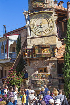 Clock Tower, Old Town, Tbilisi, Georgia, Caucasus, Central AsiaAsia