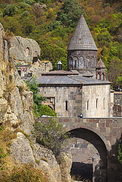 Geghard Monastery, UNESCO World Heritage Site, Geghard, Yerevan, Armenia, Central Asia, Asia 