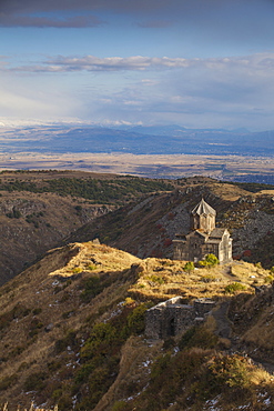 Church of Surb Astvatsatsin (Vahramashen Church) at Amberd fortress located on the slopes of Mount Aragats, Yerevan, Aragatsotn, Armenia, Central Asia, Asia 