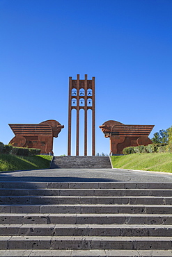 Sardarapat War Memorial, near Armavir, Armenia, Central Asia, Asia 