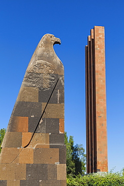 Sardarapat War Memorial, near Armavir, Armenia, Central Asia, Asia 