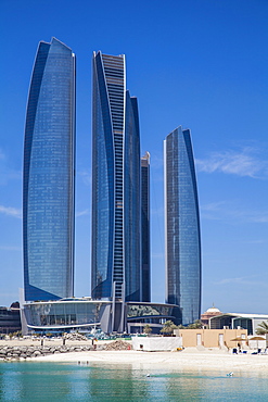 Etihad Towers, Abu Dhabi, United Arab Emirates, Middle East