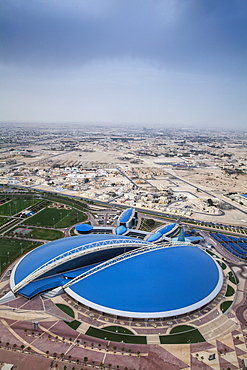 View of Aspire Sports Center, Doha, Qatar, Middle East