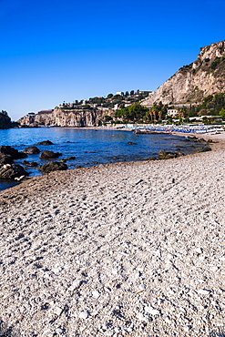 Isola Bella Beach, Taormina, Sicily, Italy, Mediterranean, Europe 