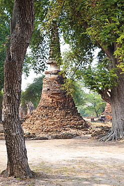 Stupa at Wat Phra Si Sanphet in the Ancient Historical Park of Ayutthaya City, UNESCO World Heritage Site, Thailand, Southeast Asia, Asia