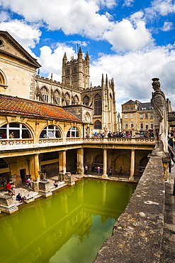 Roman Baths, UNESCO World Heritage Site, Bath, Avon and Somerset, England, United Kingdom, Europe