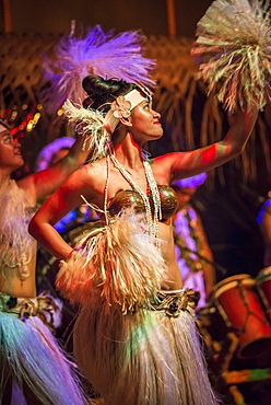 Highland Paradise, Drums of our Forefathers Cultural Show, Rarotonga, Cook Islands, South Pacific, Pacific