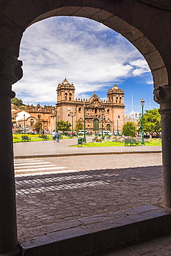 Cusco Cathedral Basilica of the Assumption of the Virgin, Plaza de Armas, UNESCO World Heritage Site, Cusco (Cuzco), Cusco Region, Peru, South America