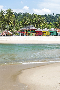 Sungai Pinang Beach and Rasta Beach Bungalows, near Padang in West Sumatra, Indonesia, Southeast Asia, Asia