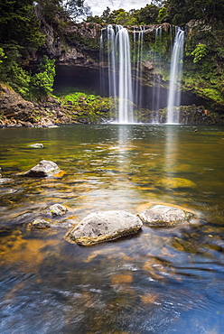 Rainbow Falls, a waterfall at Kerikeri in the Bay of Islands, Northland Region, North Island, New Zealand, Pacific