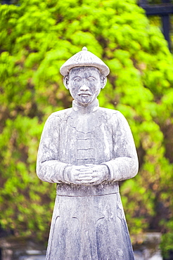 Stone statue at The Tomb of Khai Dinh, Hue, Vietnam, Indochina, Southeast Asia, Asia