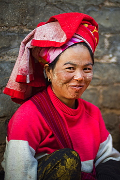 Portrait taken at Pindaya food market, Shan State, Myanmar (Burma), Asia