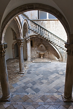 Inside the Rectors Palace, Dubrovnik, Croatia, Europe 