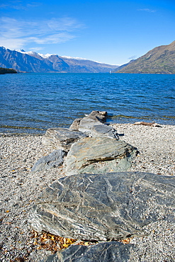 Lake Wakatipu at Queenstown, Otago, South Island, New Zealand, Pacific 