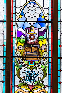 Interior of the Dunedin Railway Station in Dunedin, Otago, South Island, New Zealand, Pacific