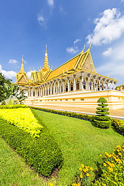 Throne Hall, Royal Palace, in the capital city of Phnom Penh, Cambodia, Indochina, Southeast Asia, Asia 