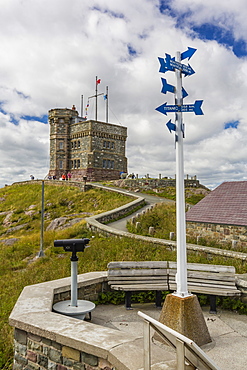 Cabot Tower, Signal Hill National Historic Site, St. John's, Newfoundland, Canada, North America