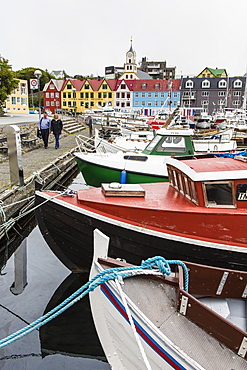 Harbor of Torshavn, Streymoy, Faroe Islands, Denmark, Europe