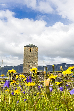 Remains of a monastery at Selje, Nordland, Norway, Scandinavia, Europe