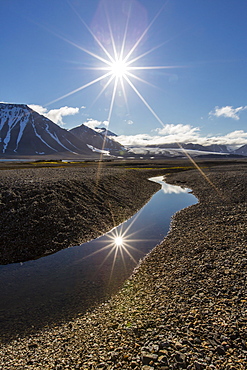 Gashamna (Goose Bay), Hornsund, Spitsbergen Island, Svalbard Archipelago, Norway, Scandinavia, Europe 