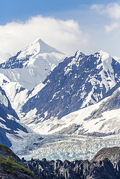 Johns Hopkins Inlet, Fairweather Range, Glacier Bay National Park and Preserve, Southeast Alaska, United States of America, North America 