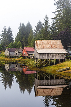 The Norwegian fishing town of Petersburg, Southeast Alaska, United States of America, North America 