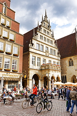 Stadtweinhaus, Prinzipalmarkt, Muenster, North Rhine-Westphalia, Germany