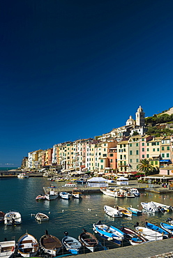 Harbour, Portovenere, Province of La Spezia, Liguria, Italia