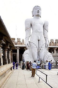 Statue of Gommateshvara Bahubali, Shravanabelagola, Karnataka, India