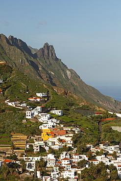 Village of Taganana, Barranco de Fajaneta, gorge, Las Montanas de Anaga, natural preserve, Parque Rural de Anaga, Tenerife, Canary Islands, Spain, Europe