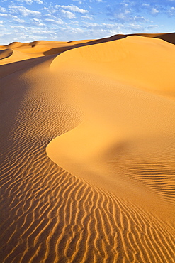 Ubari Sanddunes in the libyan desert, Sahara, Libya, North Africa