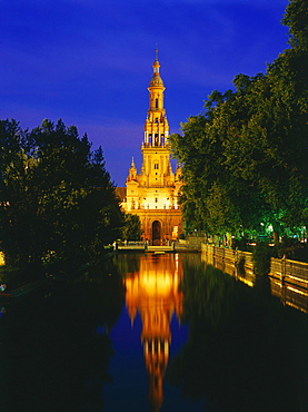 Plaza de Espana, Sevilla, Andalusia, Spain