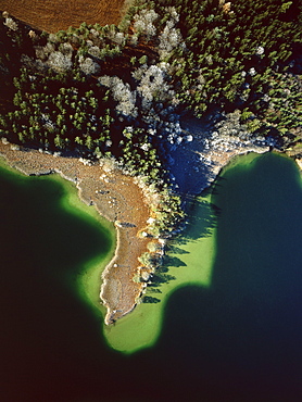 Aerial view of Osterseen, Upper Bavaria, Germany