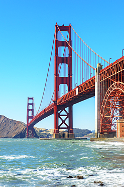 View of Golden Gate Bridge, San Francisco, California, USA