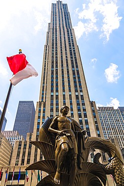 New York City, Manhattan, Midtown, Rockefeller Center, General Electric Building