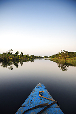 Boat trip through the Canal des Pamgalanes, Madagascar, Africa