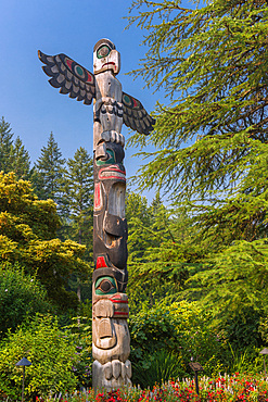 Victoria, The Butchart Gardens, Totem Pole