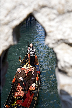 Gondolier, Venice, Veneto, Italy