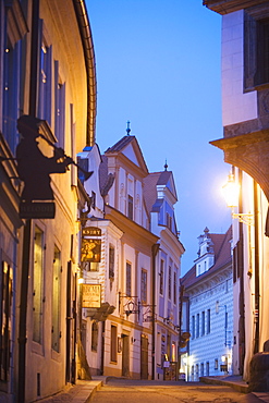 Horni street, Cesky Krumlov, South Bohemian Region, Czech Republic