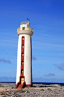 West Indies, Bonaire, Willemstoren lighthouse in south Bonaire