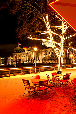 Kiosk at the Reichstag Building, Berlin, Germany