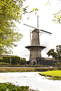 Traditional windmill, Westland, South Holland, Netherlands